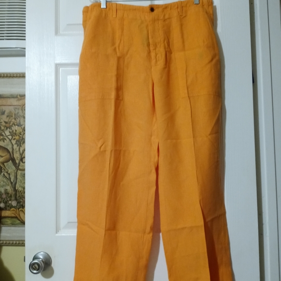 🎇Viotorinox 100% Linen From Italy Pants 💝VINTAGE,NEW WEAR,GIFT IT. - Picture 1 of 6